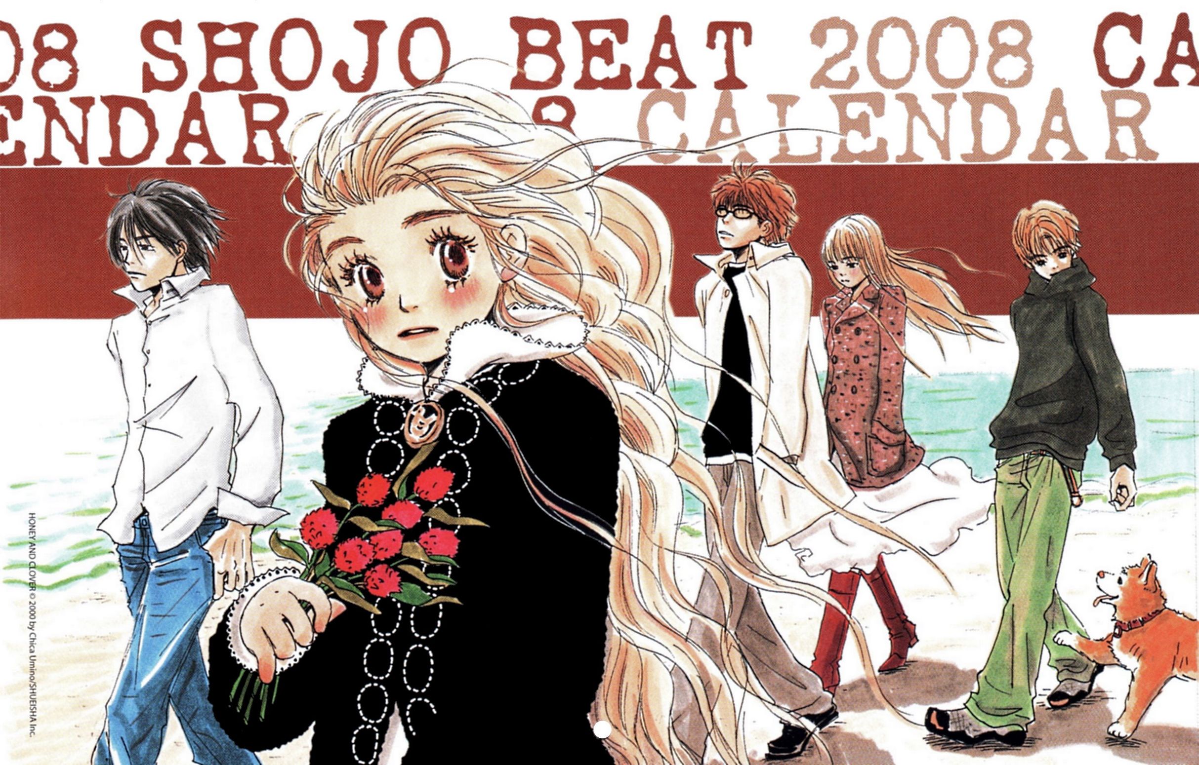 umino chica honey and clover hanamoto hagumi mayama takumi morita